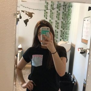 Tie-dye pocket tee